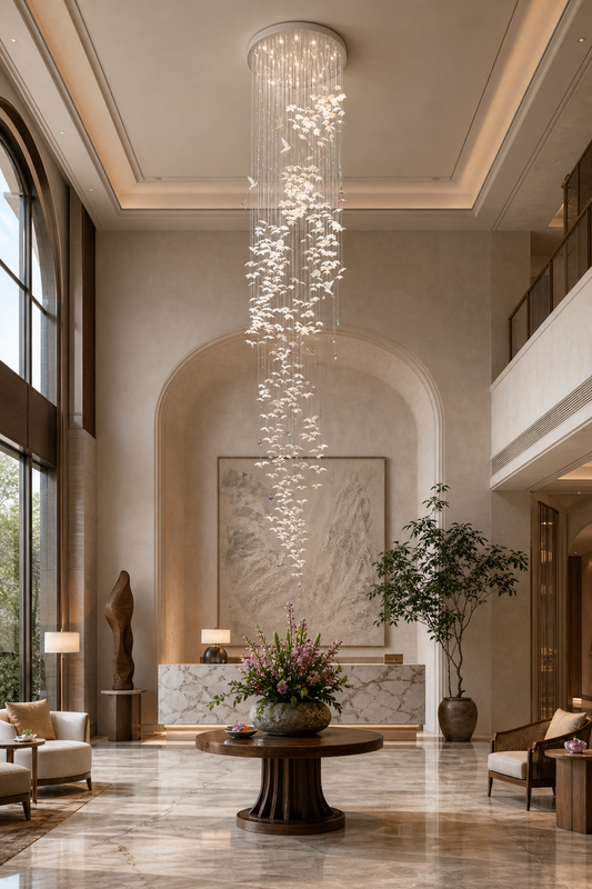 Orchivelle Ceramic Grand Cascade Chandelier