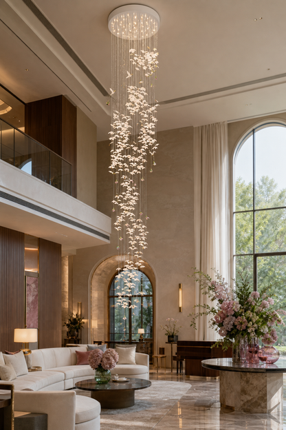 Orchivelle Ceramic Grand Cascade Chandelier
