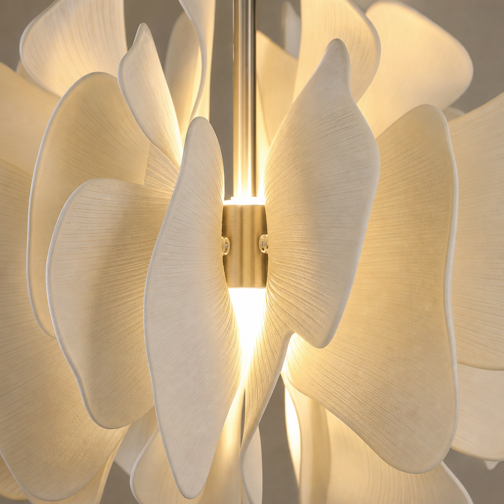 
Petalisse Ivory Ceramic Petal Pendant Light